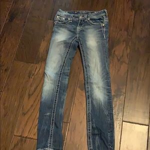 Miss Me Girls Jeans with jewel pockets size 10